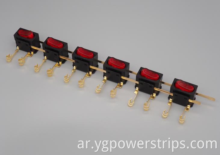 Multi Gang Integral Switch Ysr 821l 6h 4